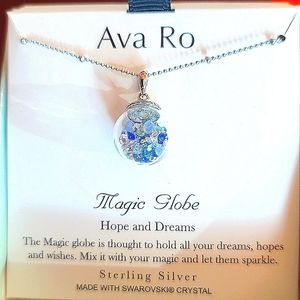 NIB Ava Ro Magic Globe Necklace